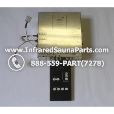 COMPLETE CONTROL POWER BOX WITH CONTROL PANEL - COMPLETE CONTROL POWER BOX INFINITY INFRARED SAUNA  WITH ONE CONTROL PANEL 1