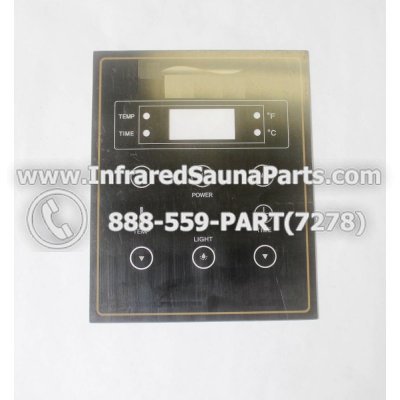 FACE PLATES - FACEPLATE FOR CLEARLIGHT INFRARED SAUNA MODEL HM-PCS1(REV.B) 1