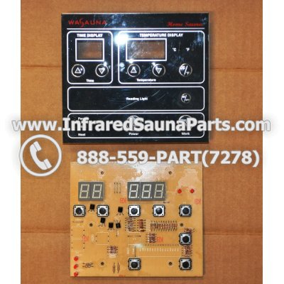 CIRCUIT BOARDS WITH  FACE PLATES - CIRCUIT BOARD WITH FACE PLATE SRZHX00D - (8 BUTTONS) 1