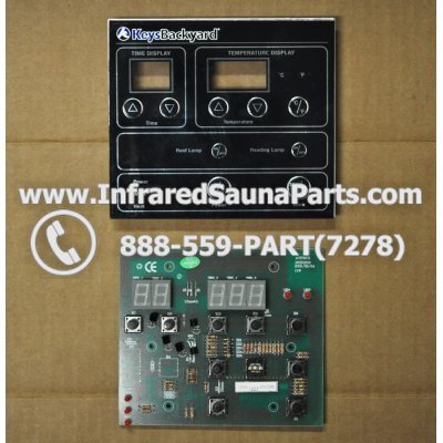 CIRCUIT BOARDS WITH  FACE PLATES - CIRCUIT BOARD WITH FACE PLATE SRZHX001 - (9 BUTTONS) KEYS BACKYARD 1