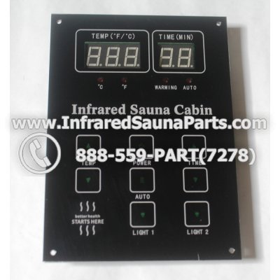 CIRCUIT BOARDS WITH  FACE PLATES - CIRCUIT BOARD WITH FACE PLATE INFRARED SAUNA CABIN MAIN 1