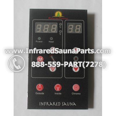 CIRCUIT BOARDS WITH  FACE PLATES - CIRCUIT BOARD WITH FACE PLATE RELAXED FITNESS INFRARED SAUNA SECONDARY 1