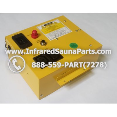 COMPLETE CONTROL POWER BOX 220V / 240V - COMPLETE CONTROL POWER BOX 220V / 240V CLEARLIGHT INFRARED SAUNA  MODEL HM-PCS1(REV.B) 1