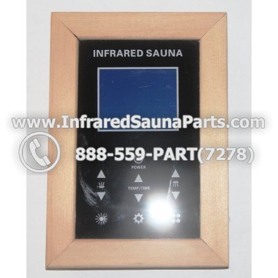CIRCUIT BOARDS WITH  FACE PLATES - CIRCUIT BOARD WITH FACEPLATE ENLIGHTEN INFRARED SAUNA WITH HEAT LEVEL CONTROL STYLE 1 MAIN 1