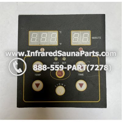 CIRCUIT BOARDS WITH  FACE PLATES - CIRCUIT BOARD WITH FACE PLATE LUX INFRARED SAUNA SECONDARY 1