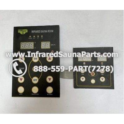 CIRCUIT BOARDS WITH  FACE PLATES - CIRCUIT BOARD WITH FACE PLATE LUX INFRARED SAUNA COMBO 1
