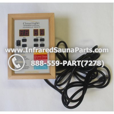 COMPLETE CONTROL POWER BOX WITH CONTROL PANEL - COMPLETE CONTROL POWER BOX CLEARLIGHT INFRARED SAUNA MODEL GD-1000 960W WITH ONE CONTROL 110V / 120V 1