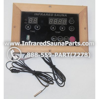CIRCUIT BOARDS WITH  FACE PLATES - CIRCUIT BOARD WITH FACEPLATE ENLIGHTEN INFRARED SAUNA WITH USB MP3 PLAYER STYLE 2 MAIN 1