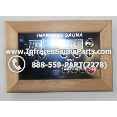 CIRCUIT BOARDS WITH  FACE PLATES - CIRCUIT BOARD WITH FACEPLATE ENLIGHTEN INFRARED SAUNA WITH USB MP3 PLAYER STYLE 2 SECONDARY 1