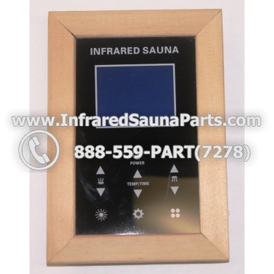 CIRCUIT BOARDS WITH  FACE PLATES - CIRCUIT BOARD WITH FACEPLATE ENLIGHTEN INFRARED SAUNA WITH HEAT LEVEL CONTROL STYLE 1 SECONDARY 1