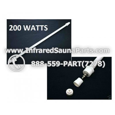 CERAMIC INFRARED HEATERS IN WHITE 110V / 120V  - CERAMIC INFRARED HEATER IN WHITE - 25.5 inches 200 watts 110V / 120V 1