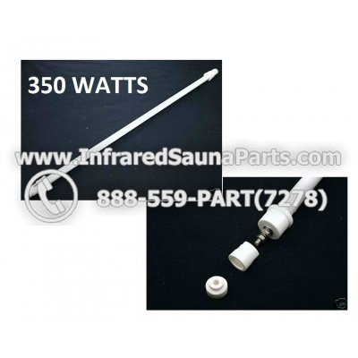 CERAMIC INFRARED HEATERS IN WHITE 110V / 120V  - CERAMIC INFRARED HEATER IN WHITE - 22 inches 350 watts 110V / 120V 1