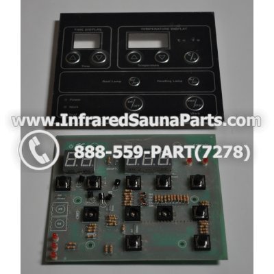 CIRCUIT BOARDS WITH  FACE PLATES - CIRCUIT BOARD WITH FACE PLATE YX32764-3 (8 BUTTONS) 1