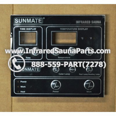 FACE PLATES - FACEPLATE FOR CIRCUIT BOARD SRZHX001 SUNMATE 10 BUTTONS 1