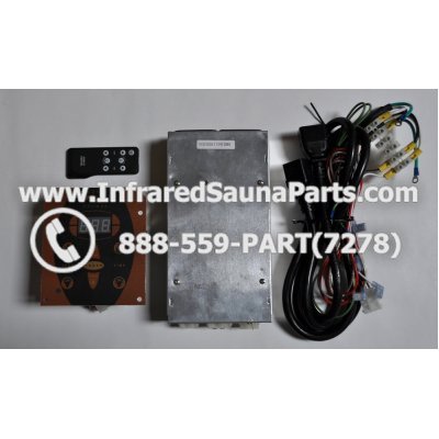 COMPLETE CONTROL POWER BOX WITH CONTROL PANEL - COMPLETE CONTROL POWER BOX CEDRUS 110V / 220V SN20051124185 WITH CIRCUIT BOARD SN 20051124279 AND FACEPLATE AND REMOTE CONTROL WITH WIRING 1