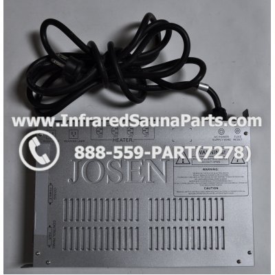 COMPLETE CONTROL POWER BOX 110V / 120V - COMPLETE CONTROL POWER BOX 110V / 120V KEYSBACKYARD INFRARED SAUNA STYLE 3 1