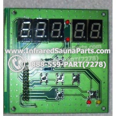 CIRCUIT BOARDS / TOUCH PADS - CIRCUIT BOARD  TOUCHPAD LONGEVITY INFRARED SAUNA 06S064 1