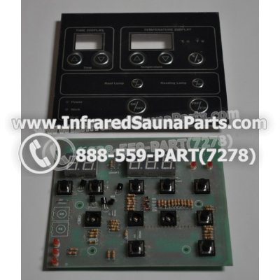 CIRCUIT BOARDS WITH  FACE PLATES - CIRCUIT BOARD WITH FACE PLATE YX32764-3 (8 BUTTONS) GAIA 1