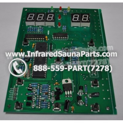 CIRCUIT BOARDS / TOUCH PADS - CIRCUIT BOARD  TOUCHPAD LONGEVITY INFRARED SAUNA  06S084 1