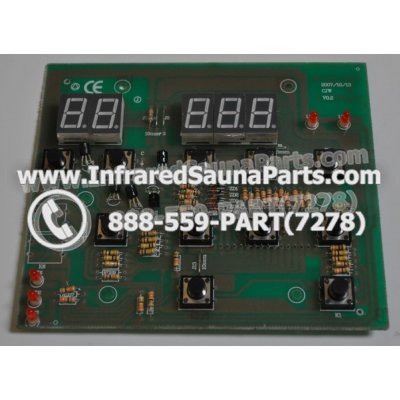 CIRCUIT BOARDS / TOUCH PADS - CIRCUIT BOARD  TOUCHPAD IRONMAN INFRARED SAUNA YX32764-3 (11 BUTTONS) 1
