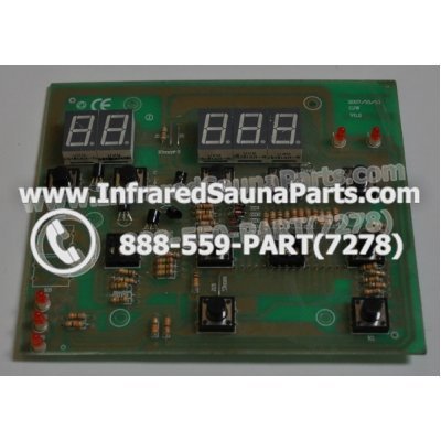 CIRCUIT BOARDS / TOUCH PADS - CIRCUIT BOARD  TOUCHPAD GAIA INFRARED SAUNA YX32764-3 (9 BUTTONS) 1