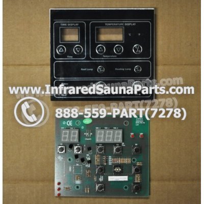 CIRCUIT BOARDS WITH  FACE PLATES - CIRCUIT BOARD WITH FACE PLATE SRZHX001 - (9 BUTTONS) GAIA 1