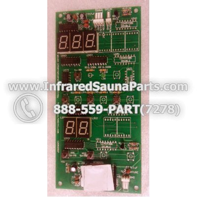 CIRCUIT BOARDS / TOUCH PADS - CIRCUIT BOARD  TOUCHPAD FED INTERNATIONAL INFRARED SAUNA 12092007 1