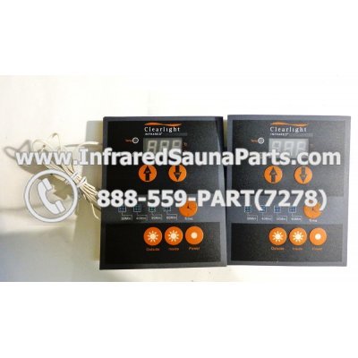 CIRCUIT BOARDS WITH  FACE PLATES - CIRCUIT BOARD WITH FACEPLATE CLEARLIGHT INFRARED SAUNA WO45A-SPCB COMBO 1
