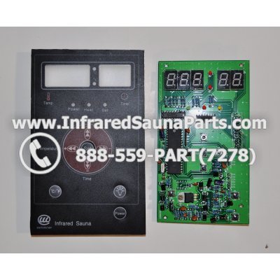 CIRCUIT BOARDS WITH  FACE PLATES - CIRCUIT BOARD WITH FACE PLATE HOTWIND INFRARED SAUNA 06S065 1