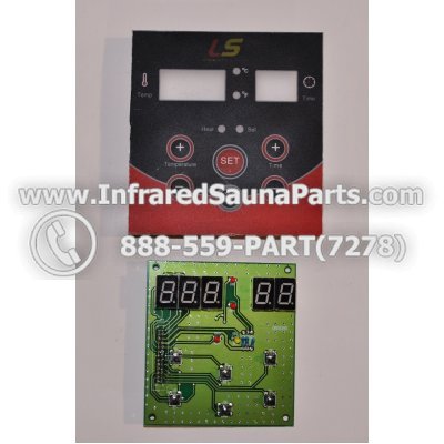 CIRCUIT BOARDS WITH  FACE PLATES - CIRCUIT BOARD WITH FACE PLATE LONGEVITY INFRARED SAUNA 06S064 1