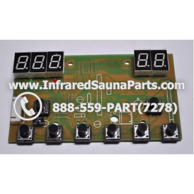 CIRCUIT BOARDS / TOUCH PADS - CIRCUIT BOARD  TOUCHPAD SAUNABOB INFRARED SAUNA C 15 9012 1