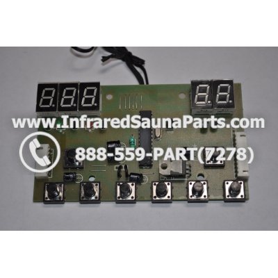 CIRCUIT BOARDS / TOUCH PADS - CIRCUIT BOARD  TOUCHPAD SUNBRITE INFRARED SAUNA C15 9012 WITH THERMOSTAT WIRE 1