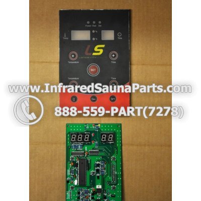 CIRCUIT BOARDS WITH  FACE PLATES - CIRCUIT BOARD WITH FACE PLATE LONGEVITY INFRARED SAUNA 06S084 1