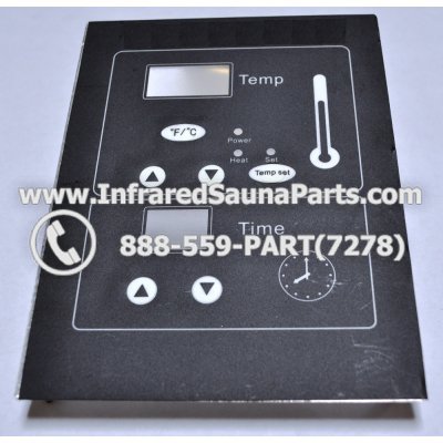 FACE PLATES - FACEPLATE FOR CIRCUIT BOARD FED INTERNATIONAL INFRARED SAUNA 03112006 OR 12092007 1