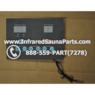 CIRCUIT BOARDS WITH  FACE PLATES - CIRCUIT BOARD WITH FACE PLATE SAUNABOB INFRARED SAUNA C15 9012  AND THERMO WIRE 1