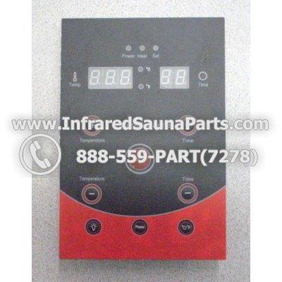 FACE PLATES - FACEPLATE FOR CIRCUIT BOARD HOTWIND INFRARED SAUNA  06S084 1