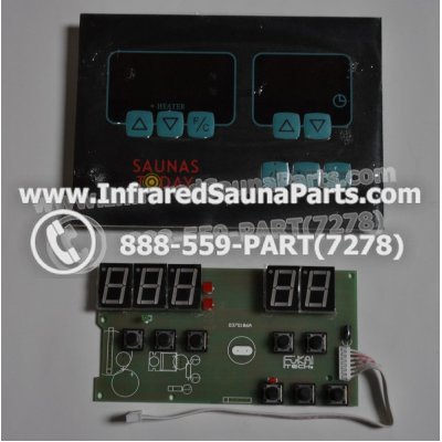 CIRCUIT BOARDS WITH  FACE PLATES - CIRCUIT BOARD WITH FACE PLATE SAUNAS TODAY INFRARED SAUNA  037S186A 1