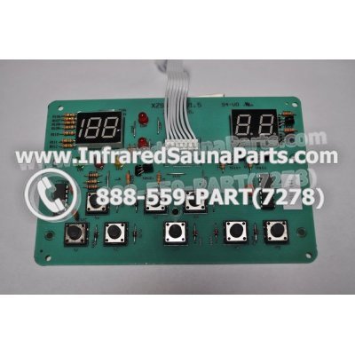 CIRCUIT BOARDS / TOUCH PADS - CIRCUIT BOARD  TOUCHPAD HEALTHLAND INFRARED SAUNA XZSN1DB V1.5 1