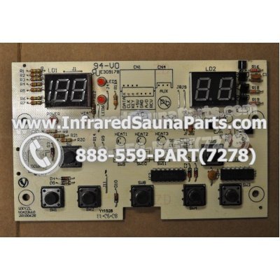 CIRCUIT BOARDS / TOUCH PADS - CIRCUIT BOARD  TOUCHPAD SAUNA SUPPLY WORLD INFRARED SAUNA  WXYZLYCA 23V10 1