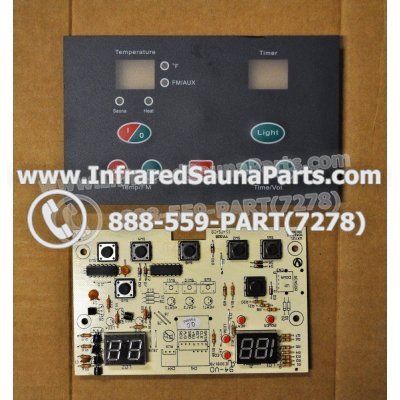 CIRCUIT BOARDS WITH  FACE PLATES - CIRCUIT BOARD WITH FACE PLATE SAUNA SUPPLY WORLD INFRARED SAUNA WXYZLYCA23V10 1
